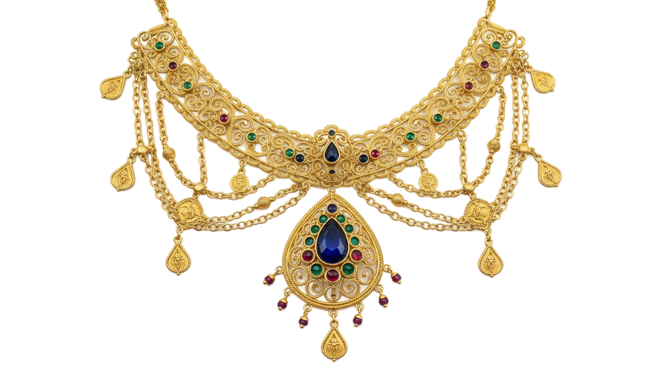png traditional necklace PNG transparent background