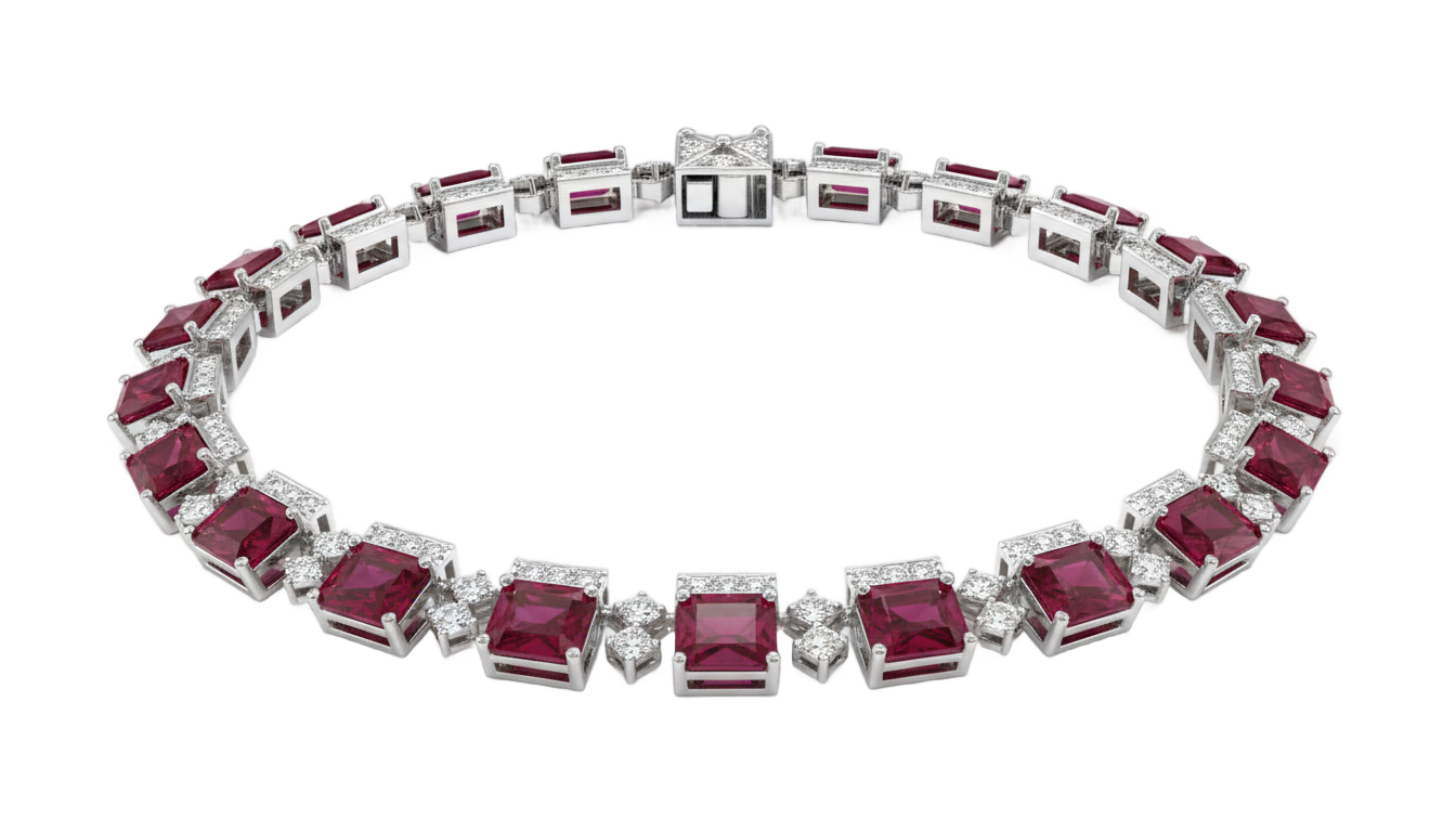 red necklace png PNG transparent background
