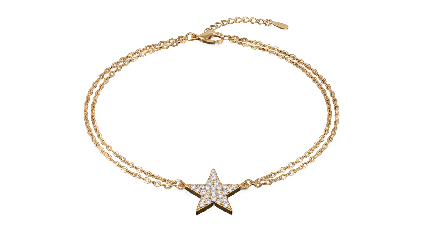 star necklace png PNG transparent background
