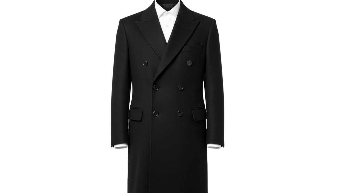 black coat without tie png PNG transparent background