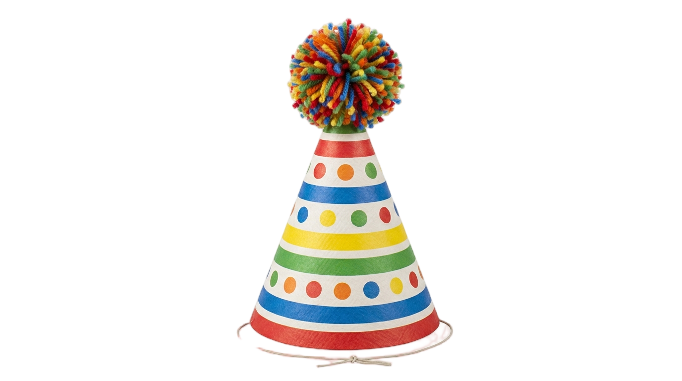 birthday hat png PNG transparent background