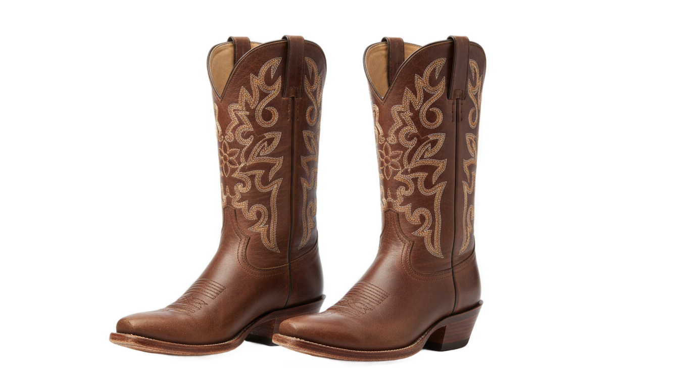 cowgirl boots png PNG transparent background