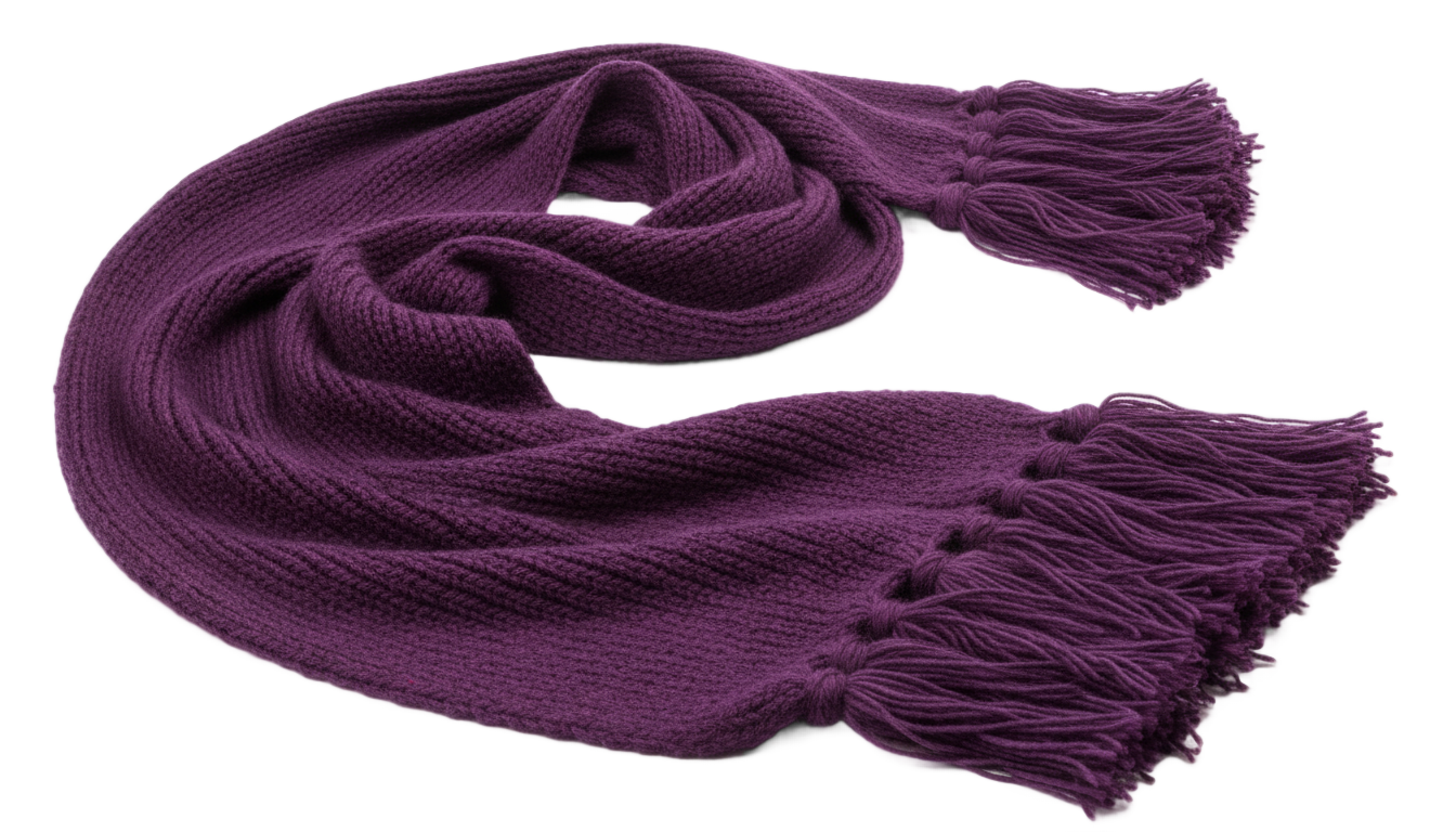 purple scarf png PNG transparent background