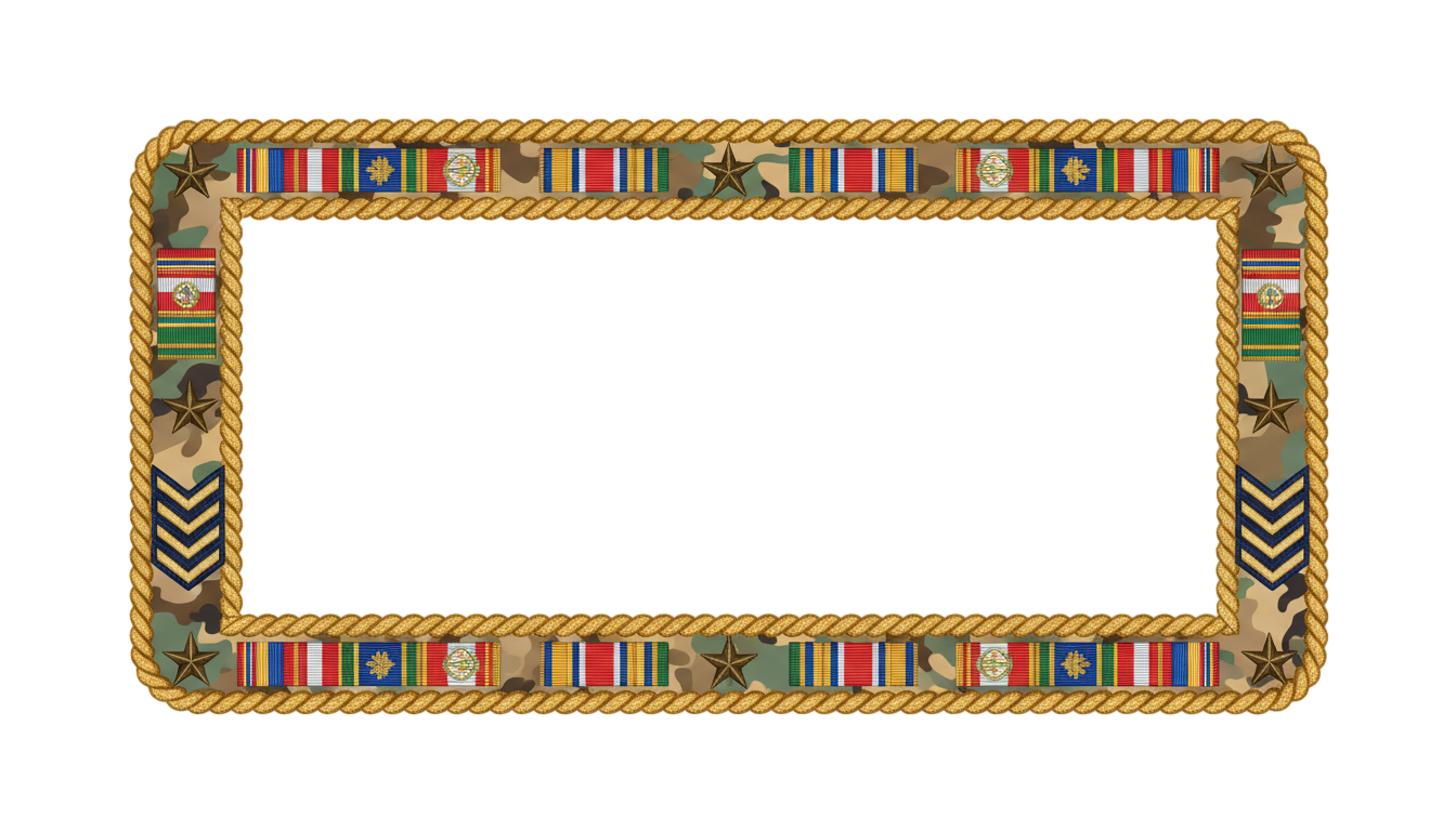 army dress frame png PNG transparent background