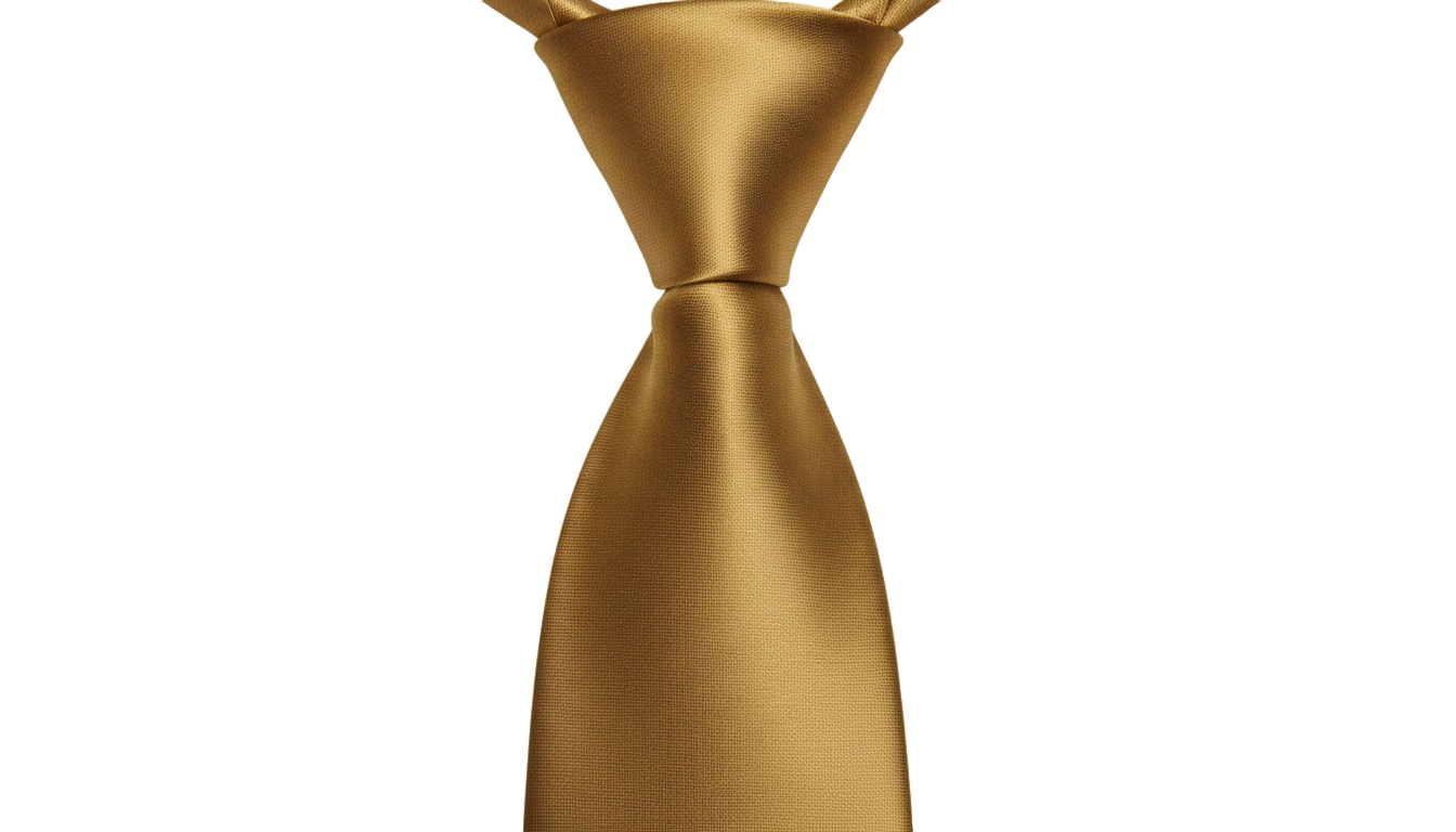 gold tie png PNG transparent background