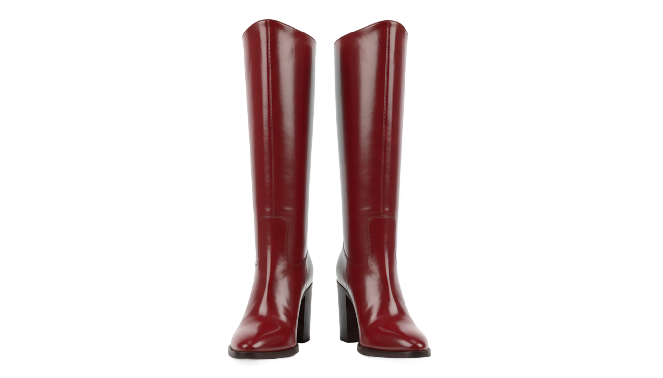 red boots png PNG transparent background