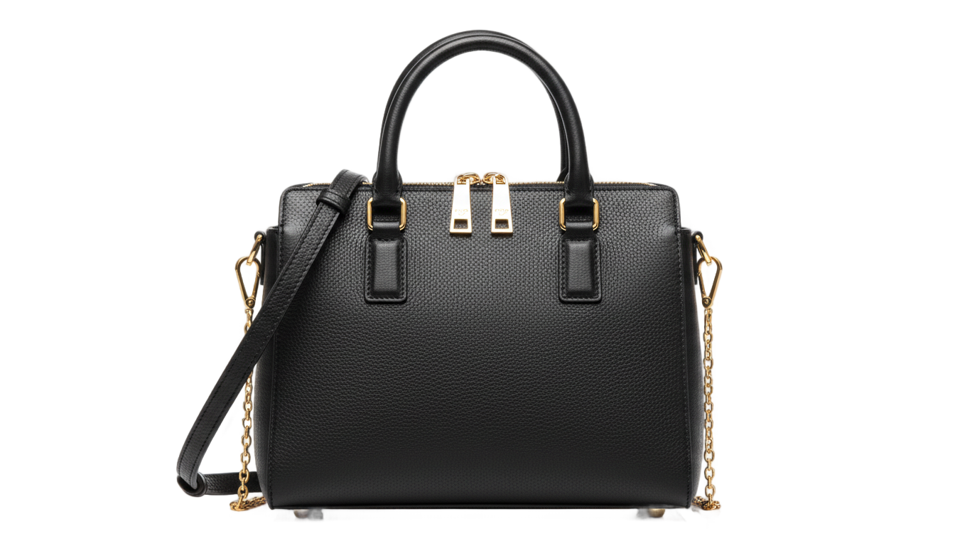 black handbag png PNG transparent background