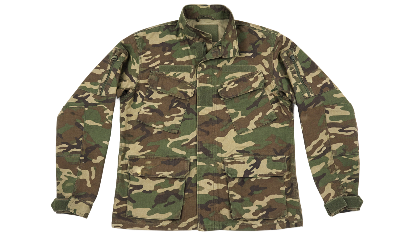 camo jacket png PNG transparent background