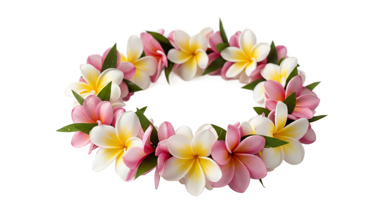 flower necklace png PNG transparent background