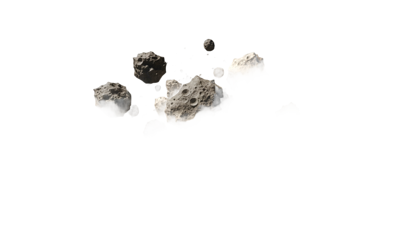 asteroid belt png PNG transparent background