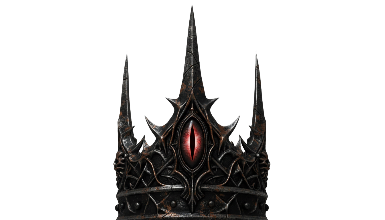 cult of the lamb crown png PNG transparent background