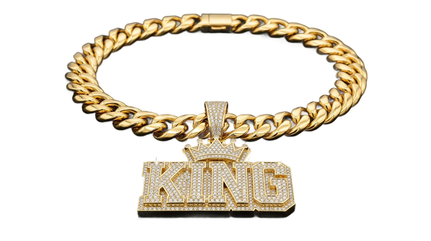 rapper necklace png PNG transparent background