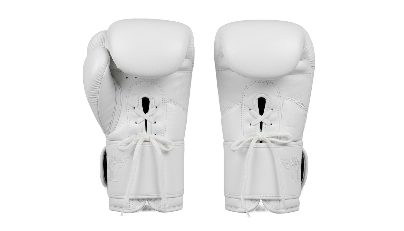 white boxing gloves png PNG transparent background