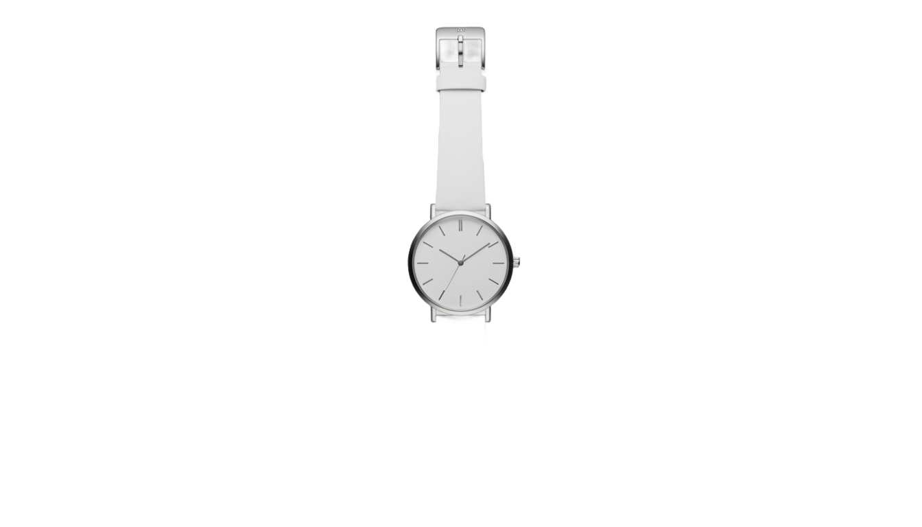white watch png PNG transparent background