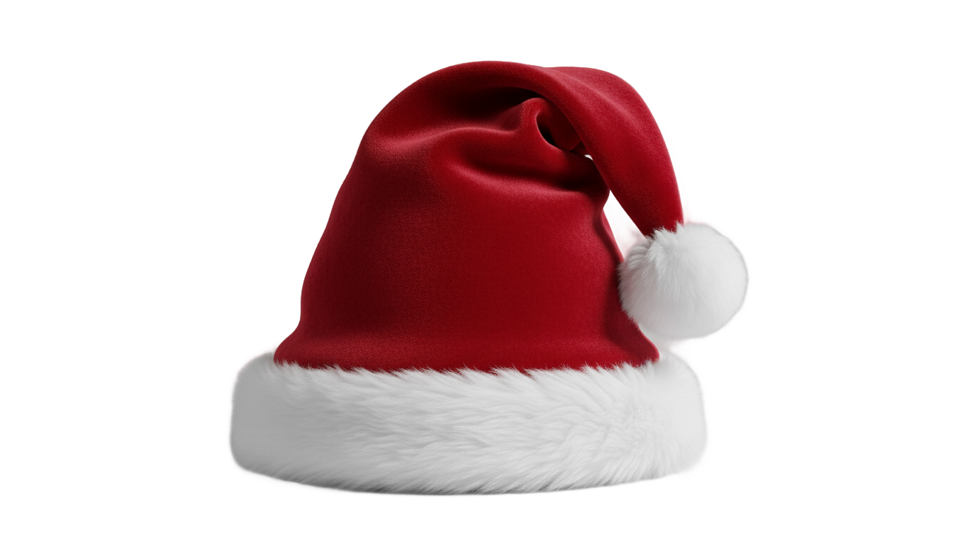 real santa hat png PNG transparent background