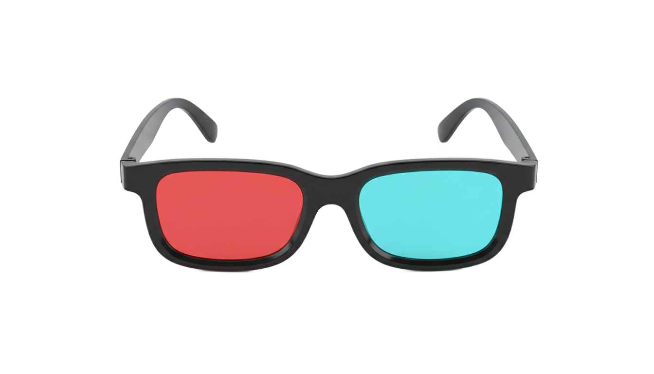 3d glasses png PNG transparent background