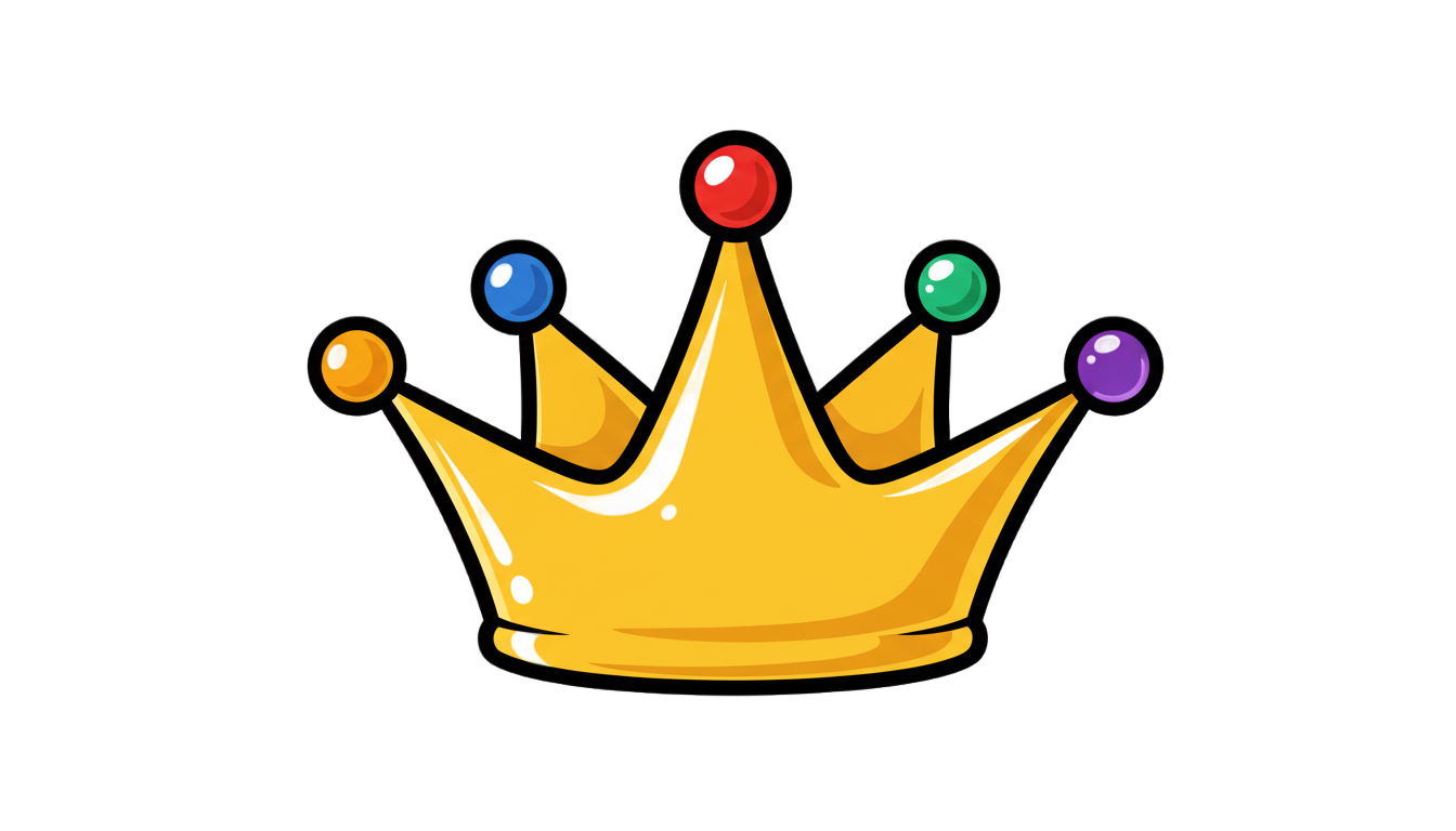cartoon crown png PNG transparent background