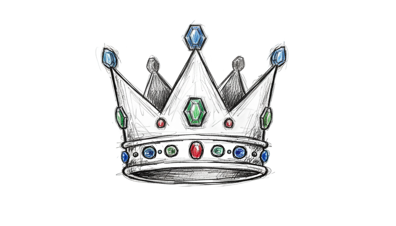 drawn crown png PNG transparent background