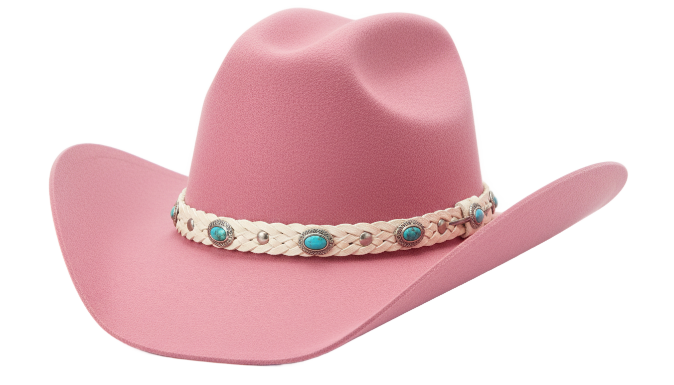 pink cowboy hat png PNG transparent background