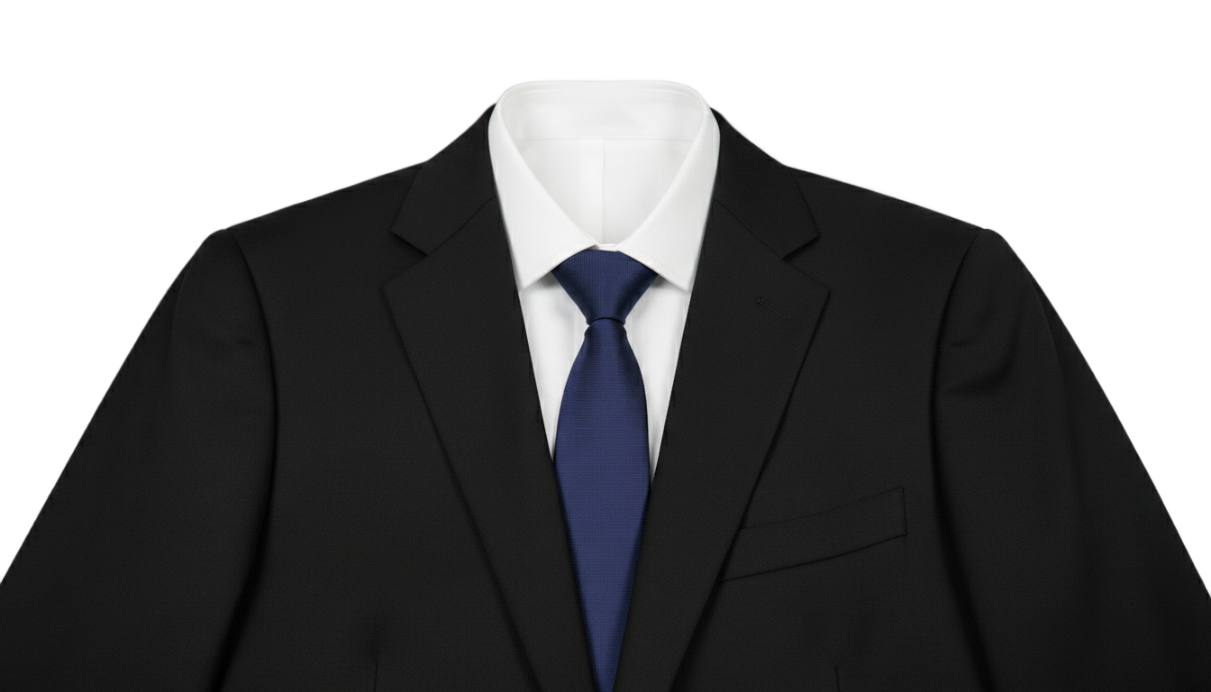 black suit with tie png PNG transparent background