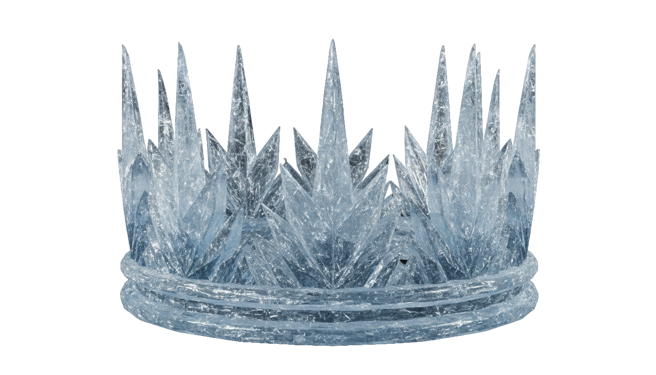 ice crown png PNG transparent background