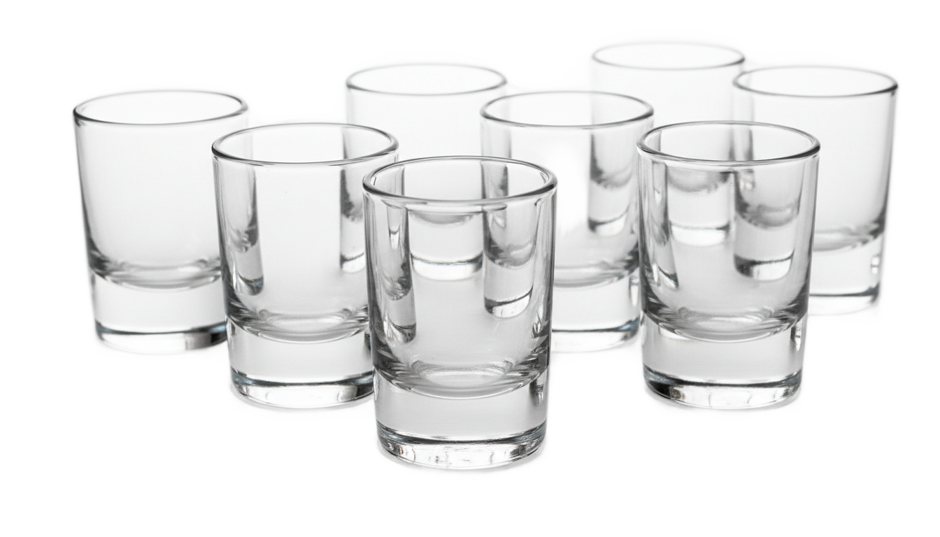 shot glasses png PNG transparent background