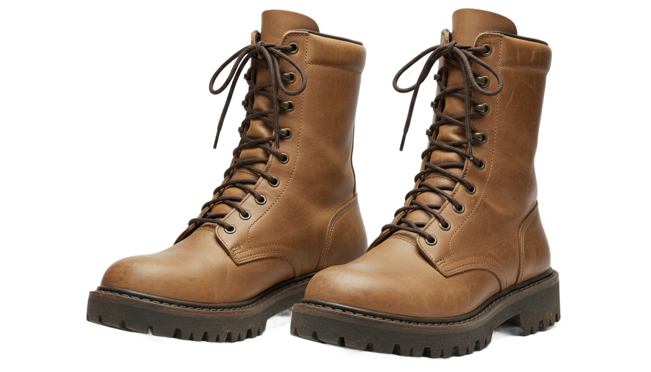 army boots png PNG transparent background