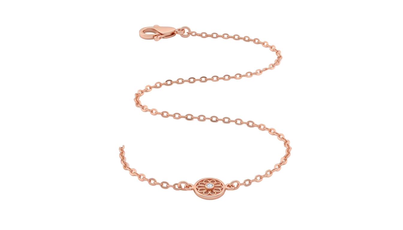 rose gold necklace png PNG transparent background