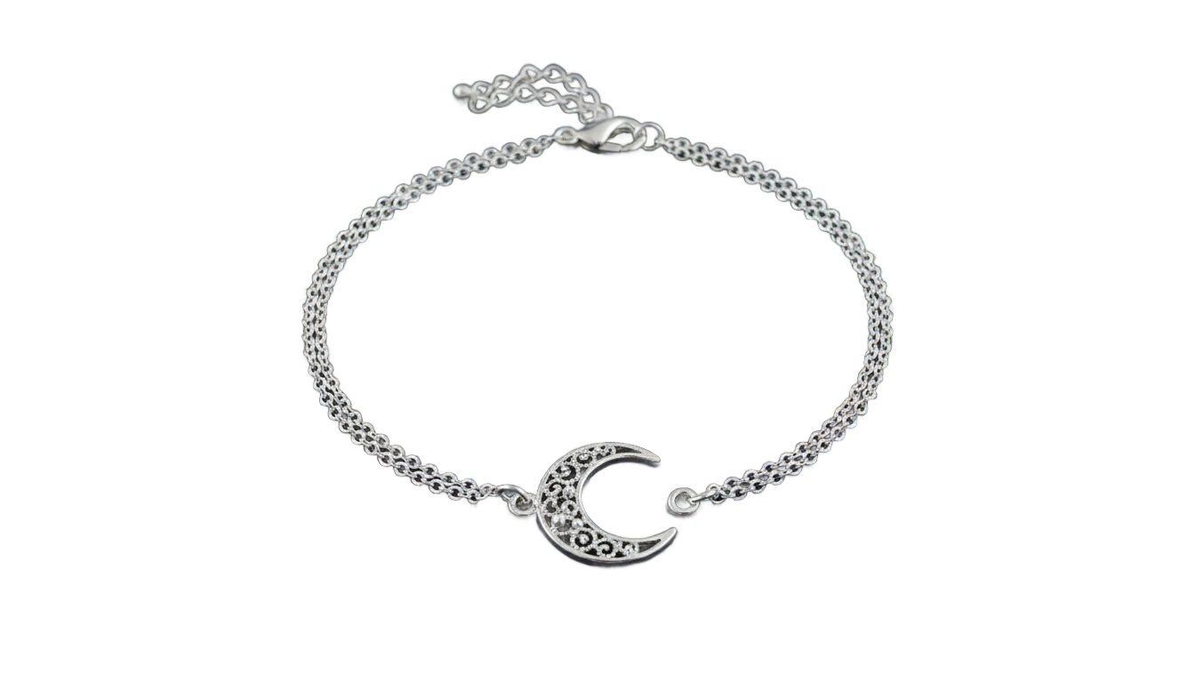 moon necklace png PNG transparent background