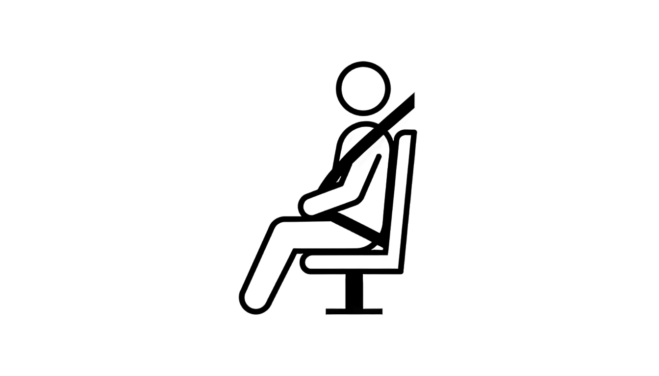 seat belt logo png PNG transparent background