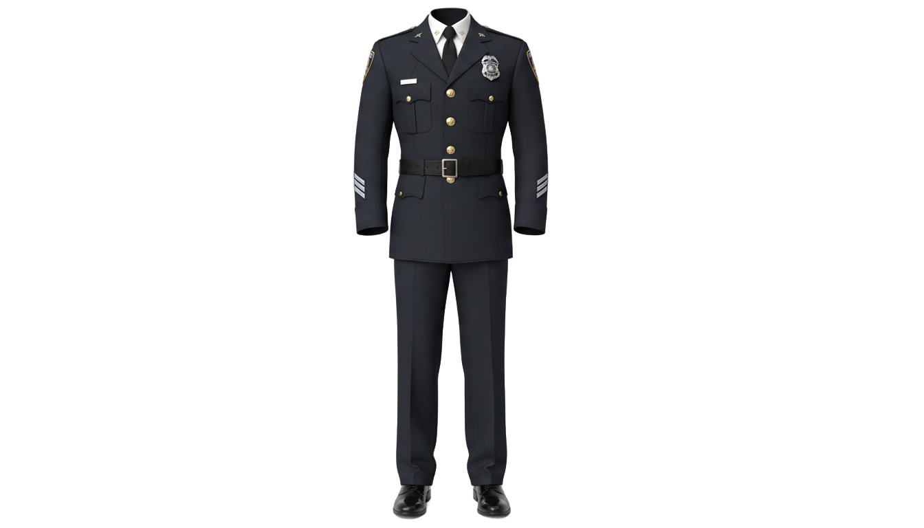 online photo editor police dress frame png PNG transparent background