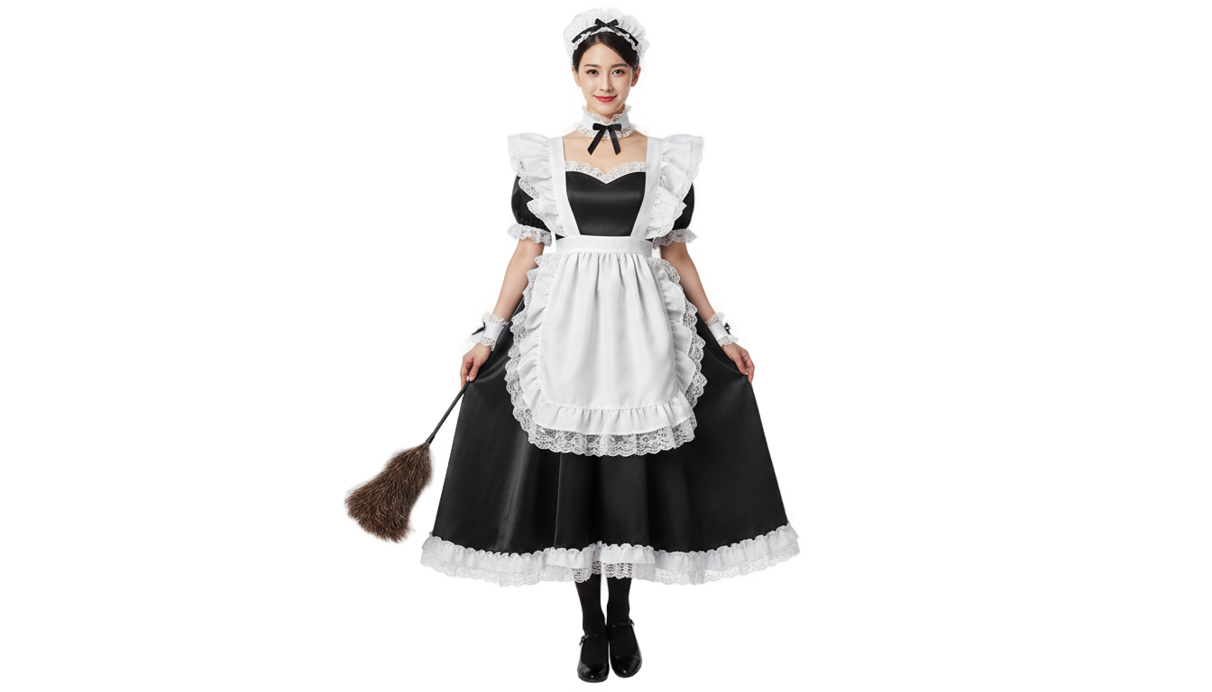 maid dress png PNG transparent background