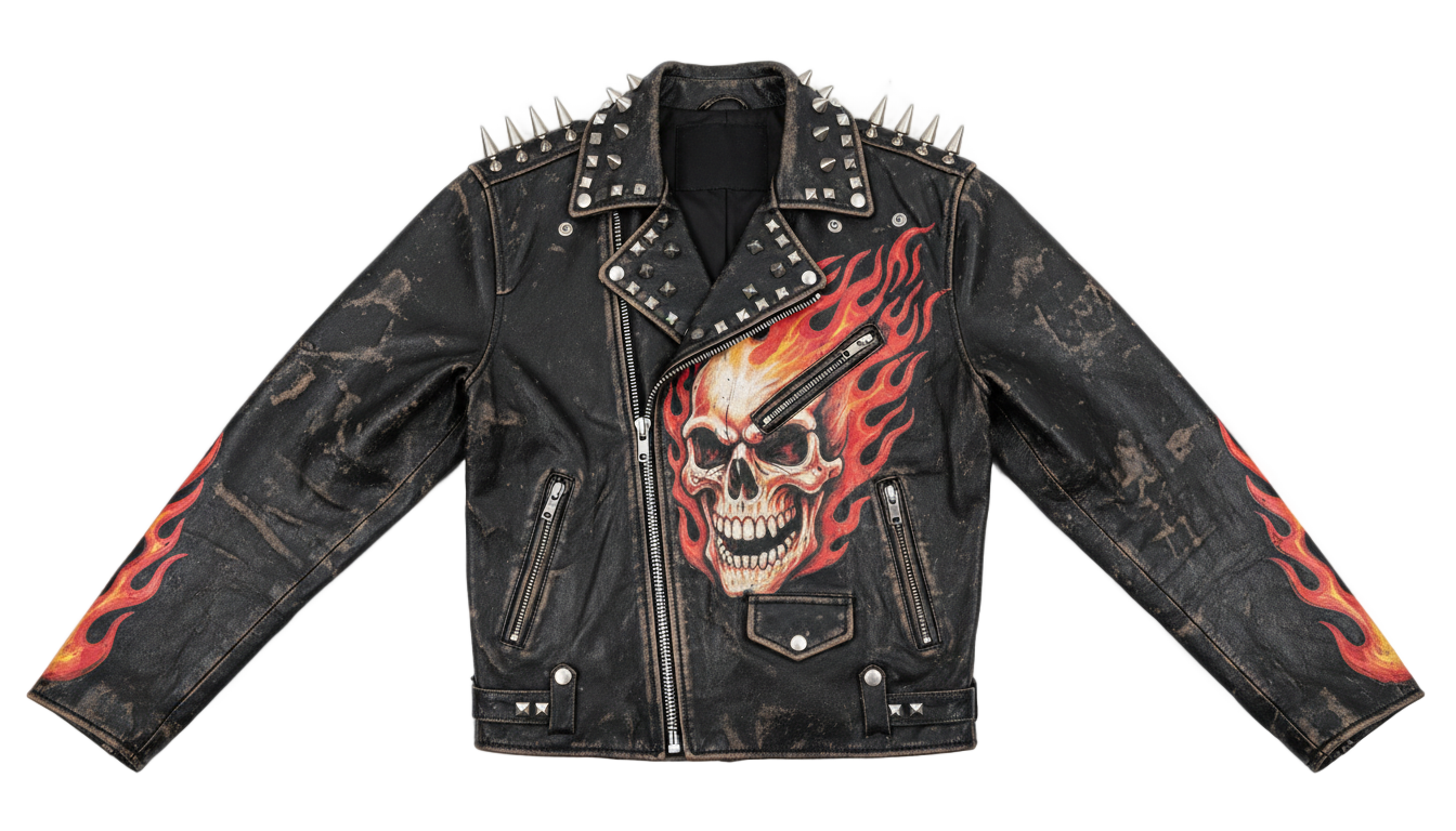 ghost rider jacket png PNG transparent background