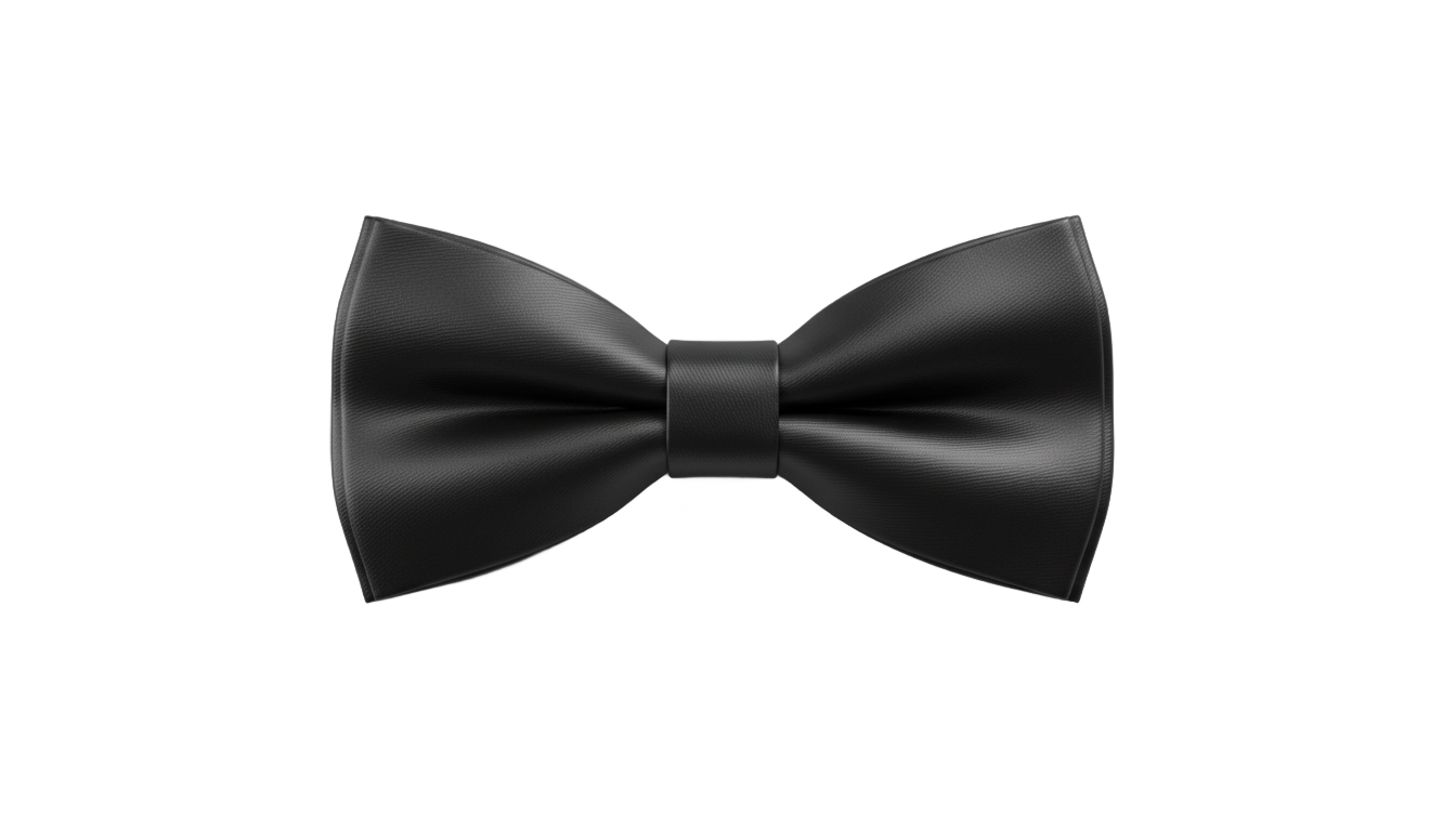 black bow tie png PNG transparent background