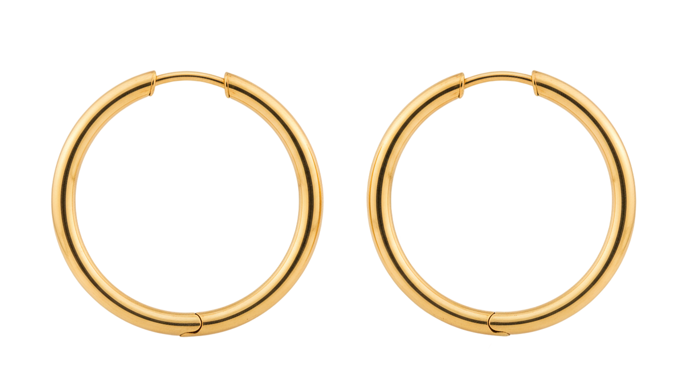 hoops earrings png PNG transparent background
