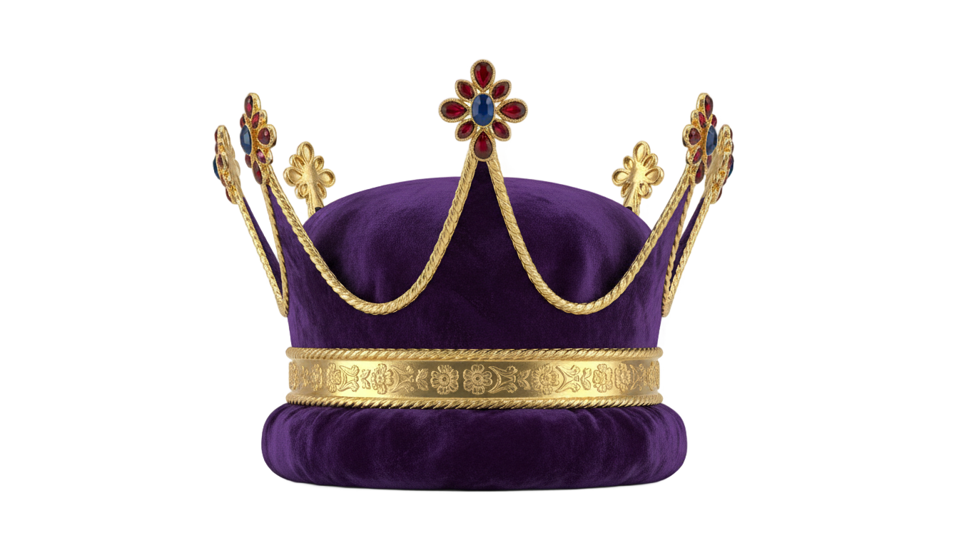 purple crown png PNG transparent background