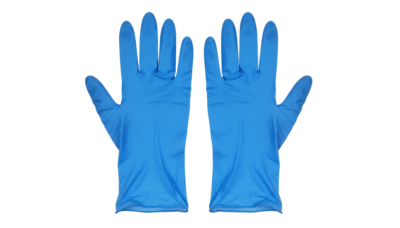 blue gloves png PNG transparent background