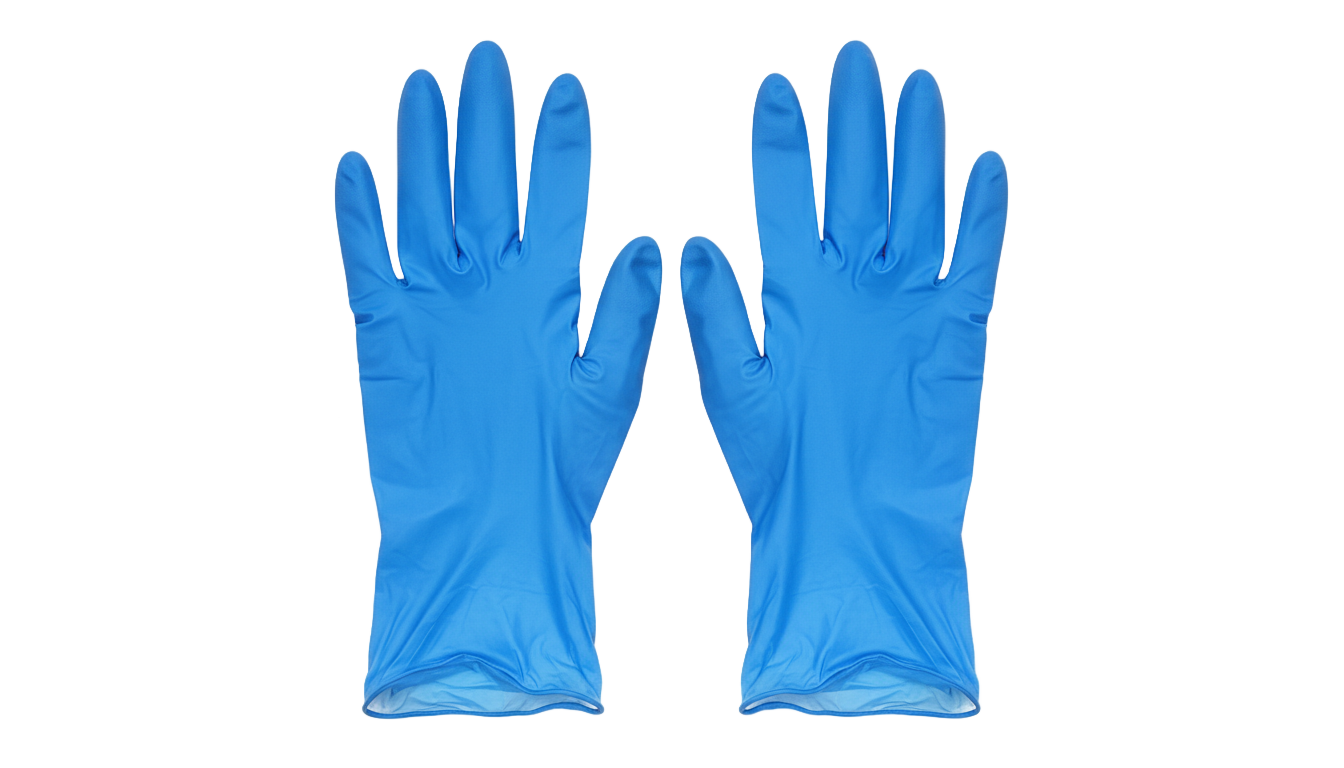blue gloves png PNG transparent background
