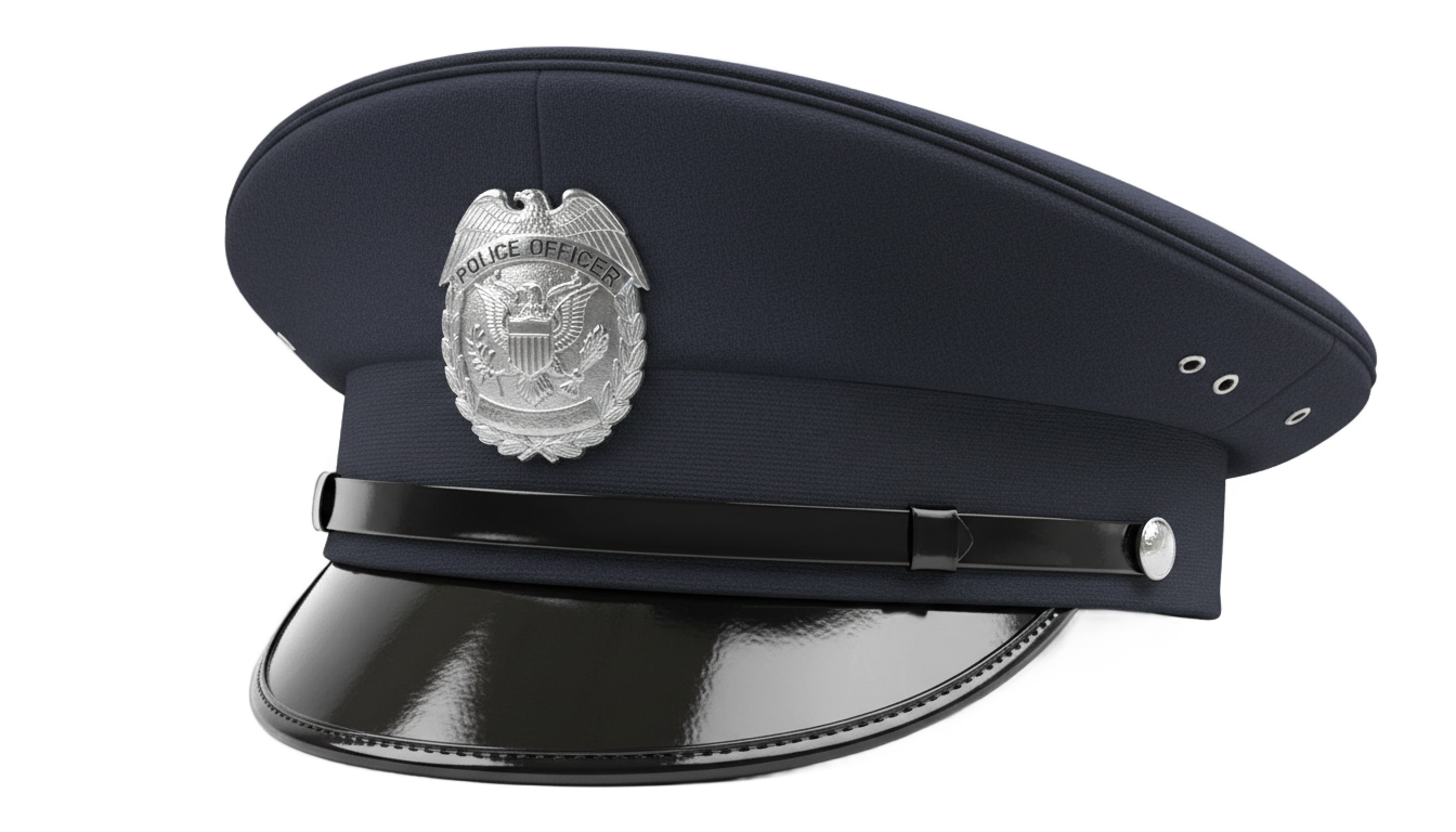 police hat png PNG transparent background