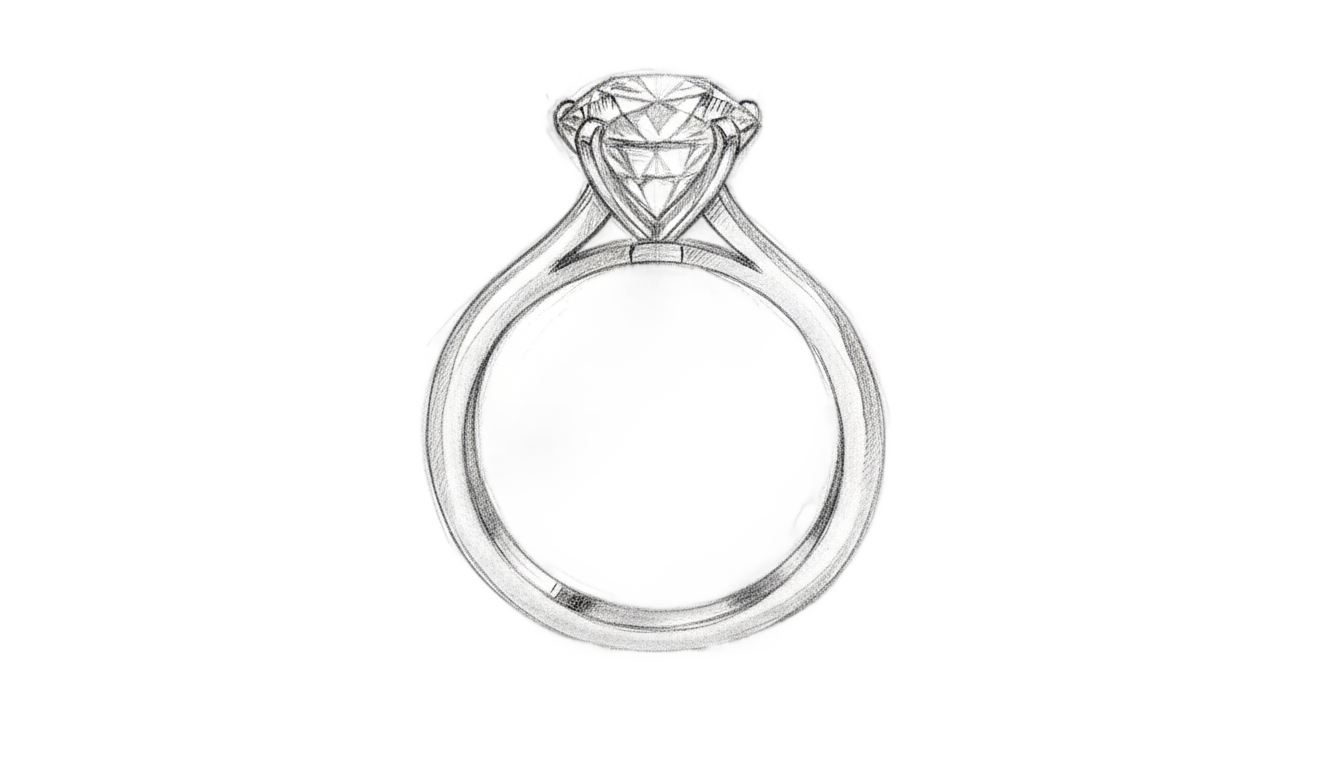 wedding ring drawing png PNG transparent background