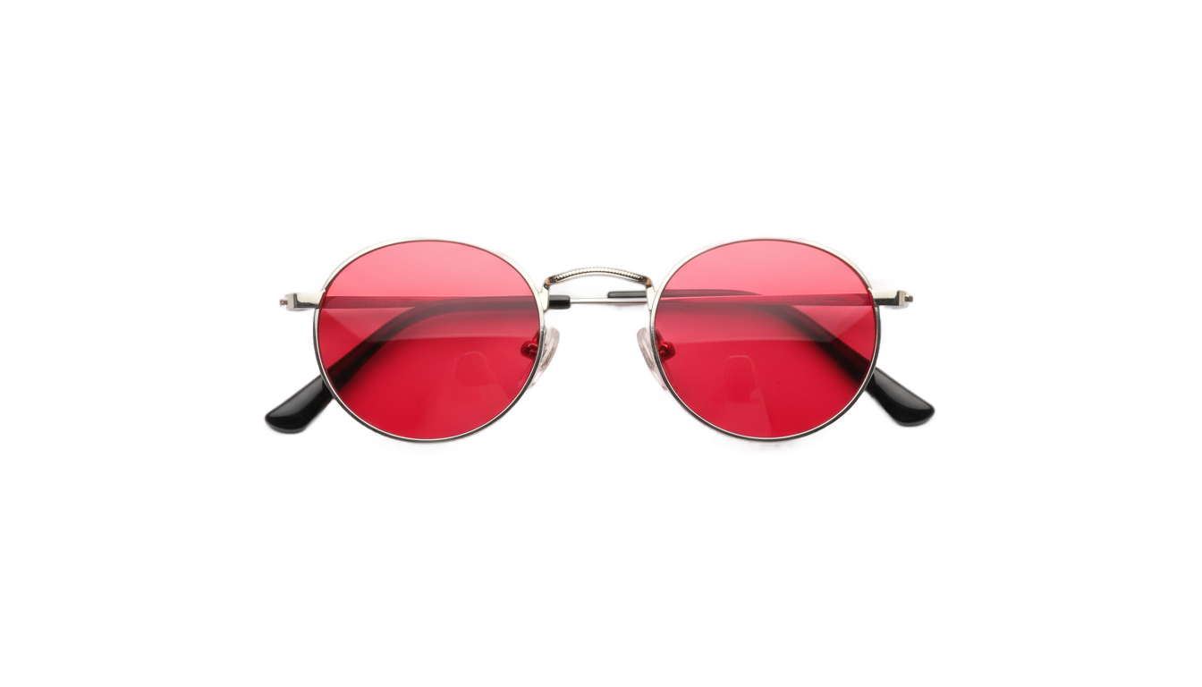 red round sunglasses png PNG transparent background