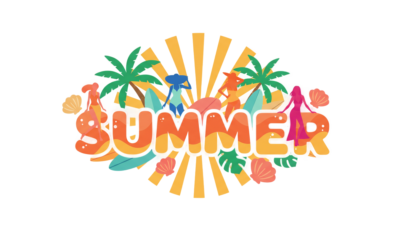dress to impress summer logo png PNG transparent background