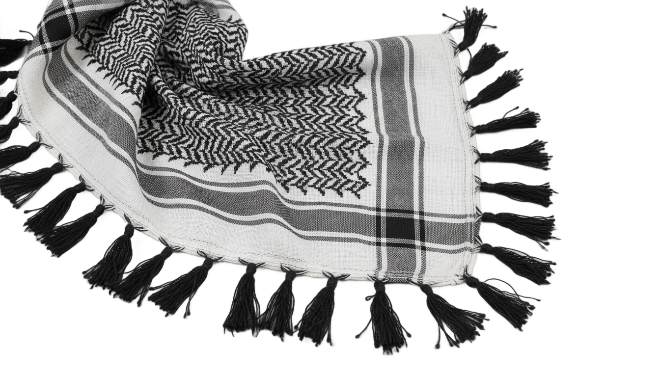 palestinian scarf png PNG transparent background