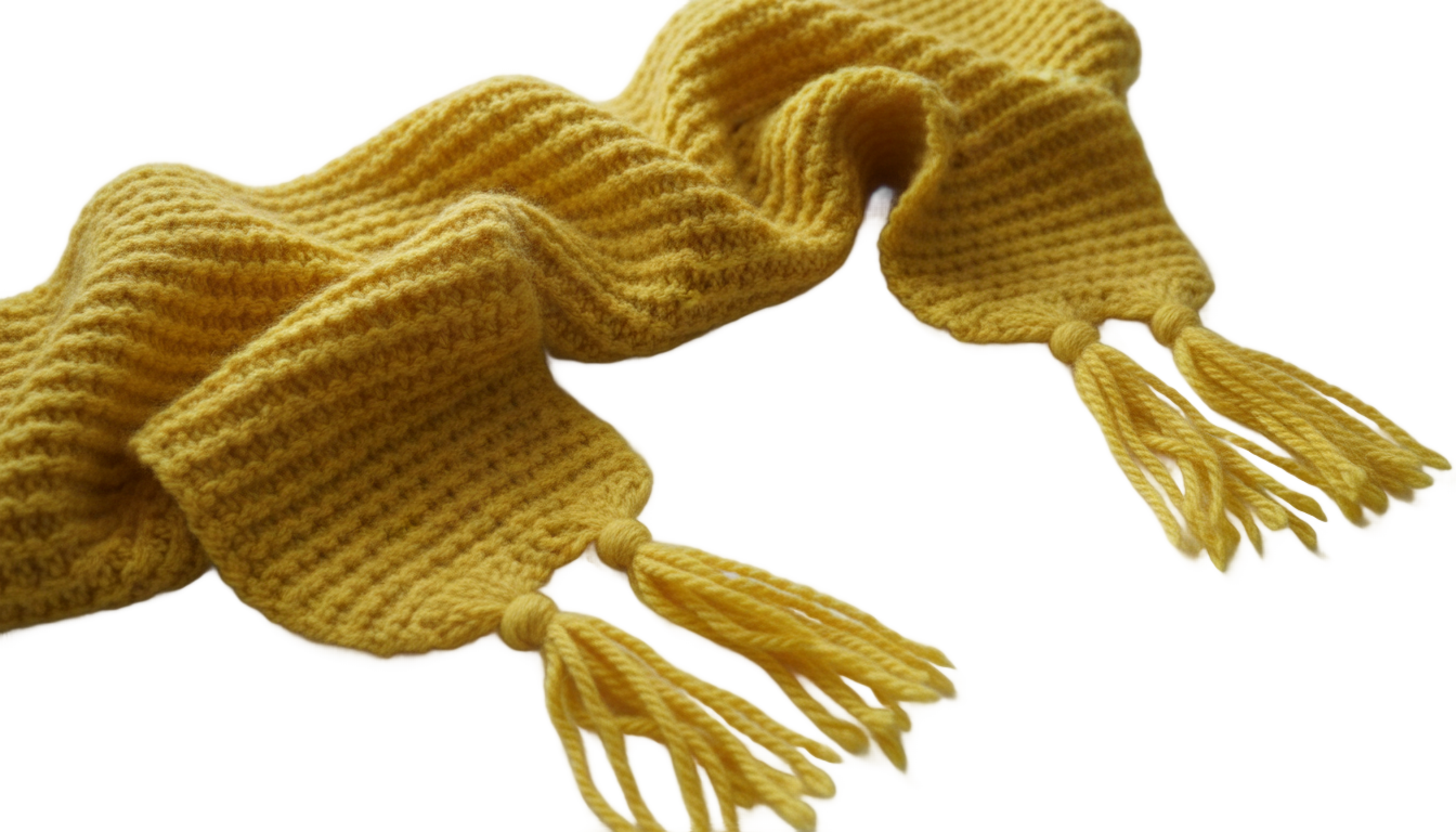 yellow scarf png PNG transparent background