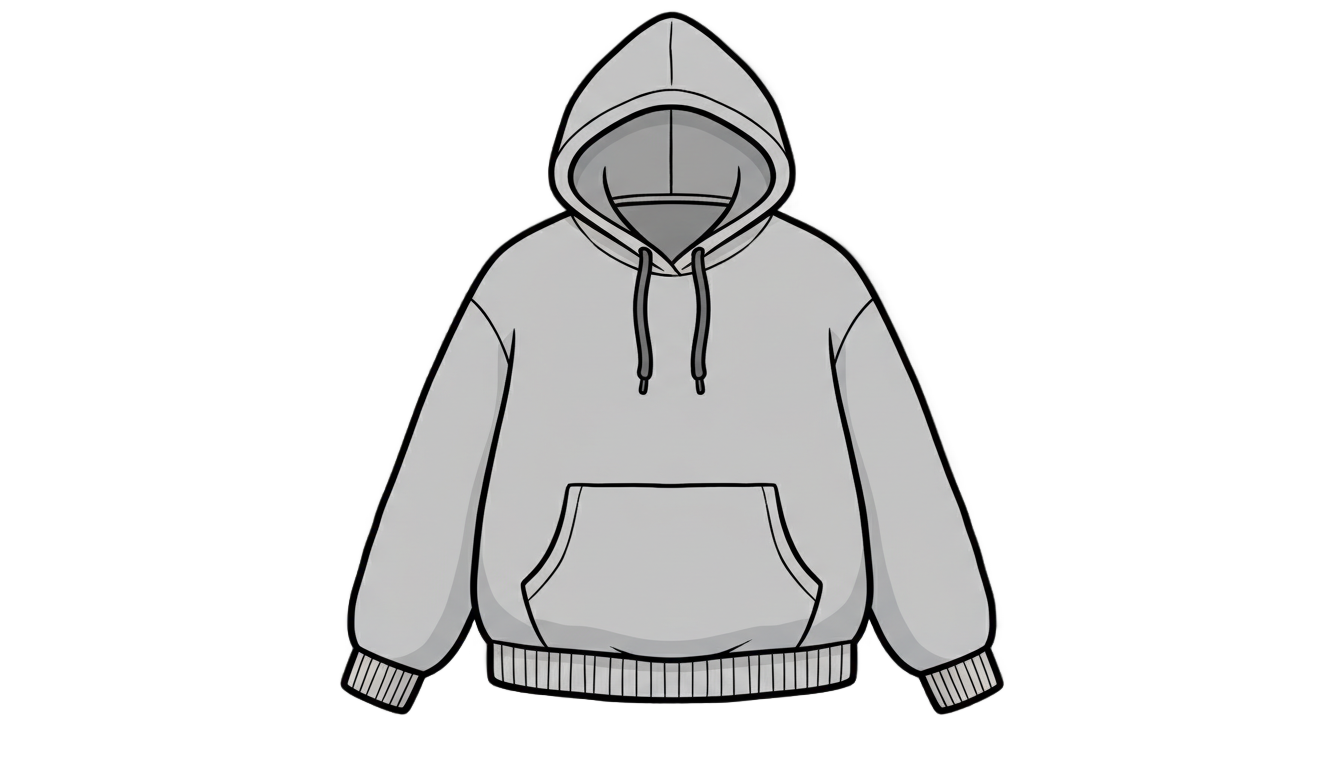 cartoon hoodie png PNG transparent background