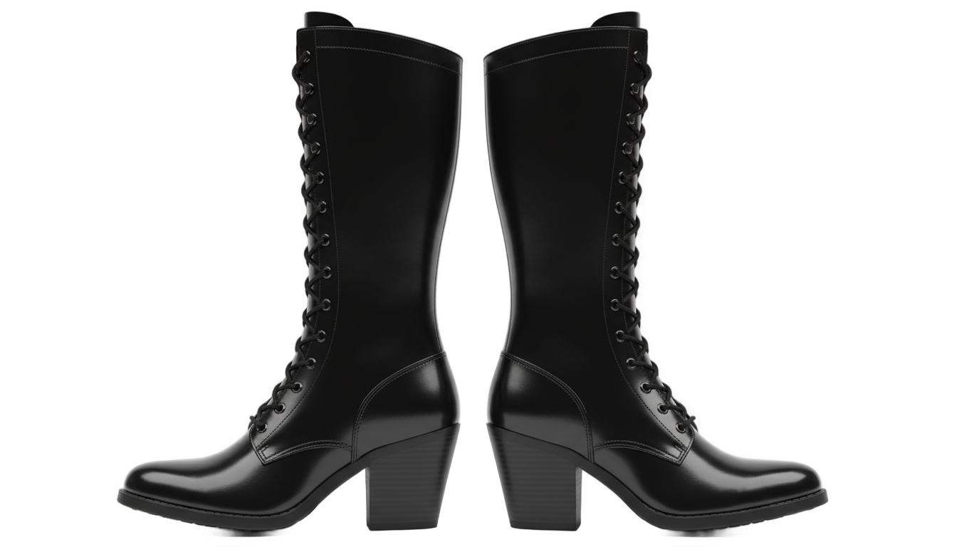 drill team boots png PNG transparent background