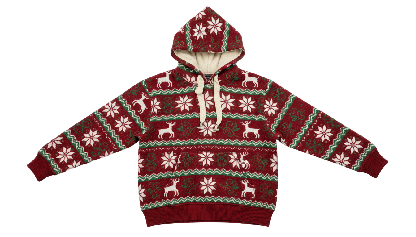 christmas hoodie png PNG transparent background