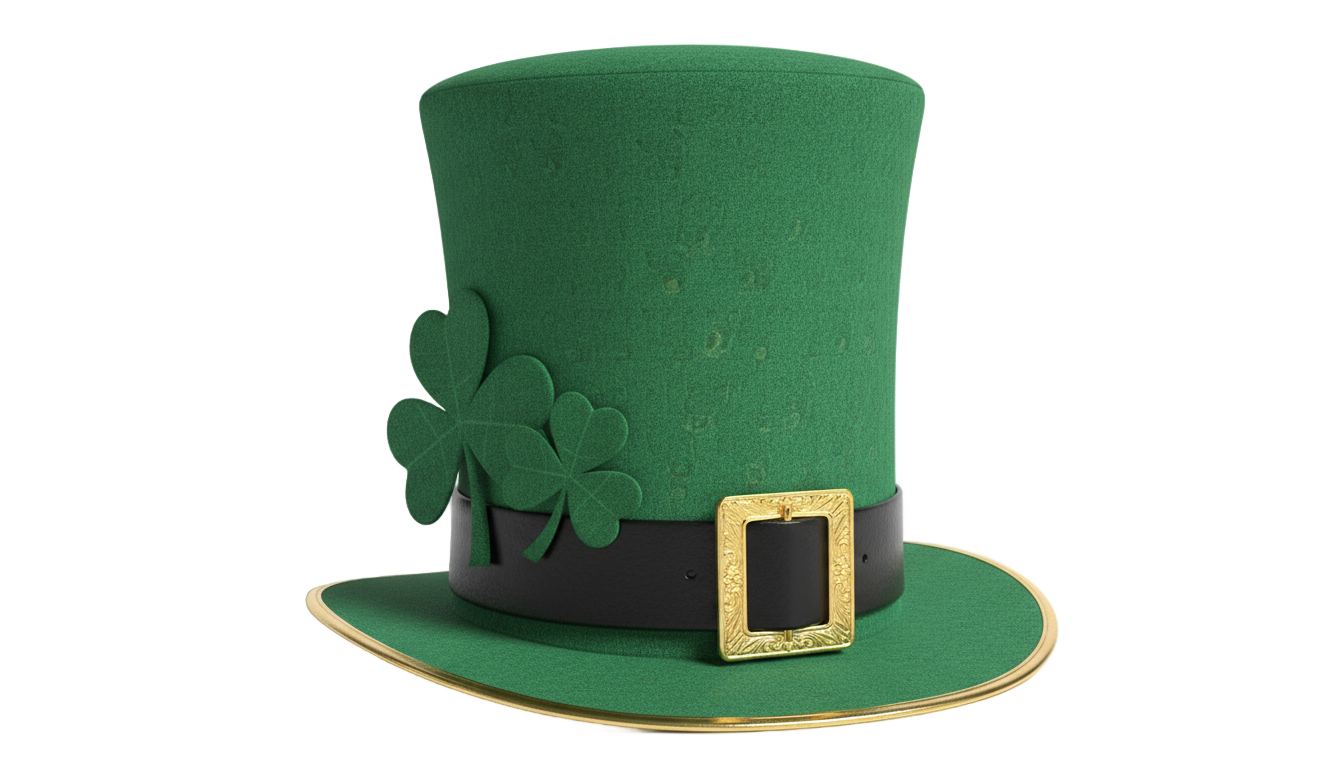 saint patrick's day hat png PNG transparent background