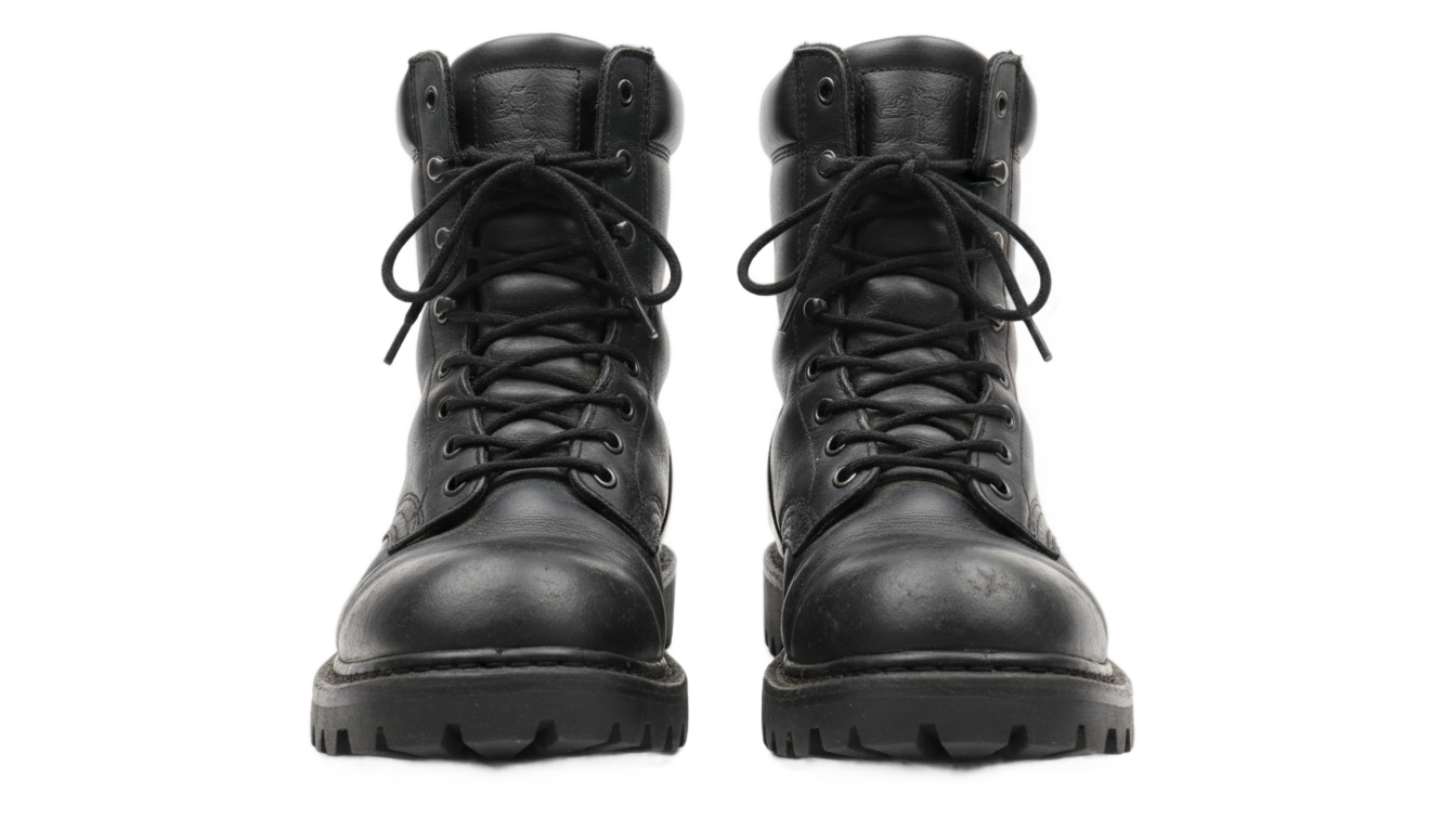 combat boots png PNG transparent background
