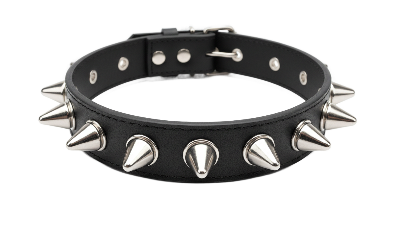 spike necklace png PNG transparent background